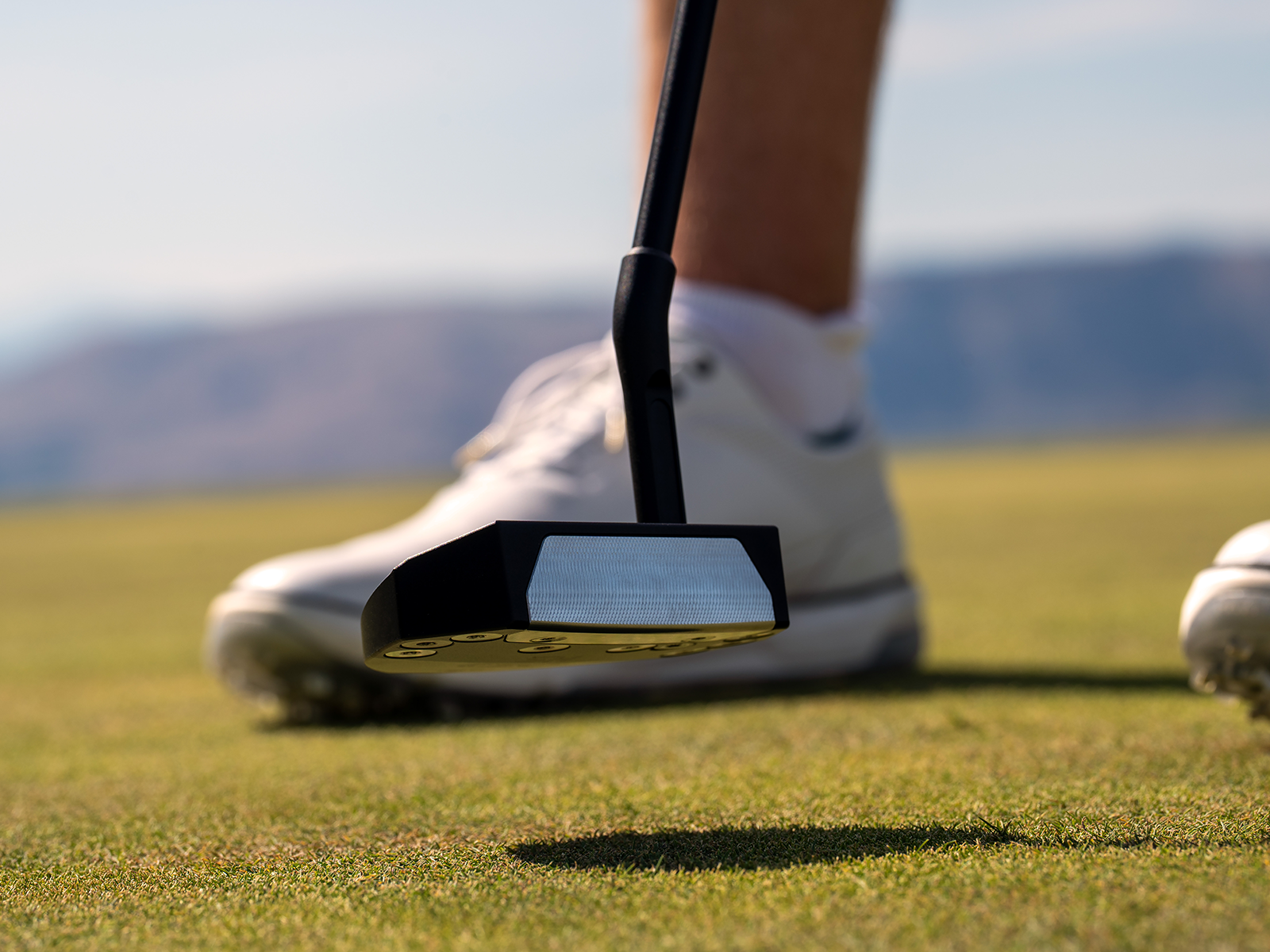 a close up look of the LAB putter