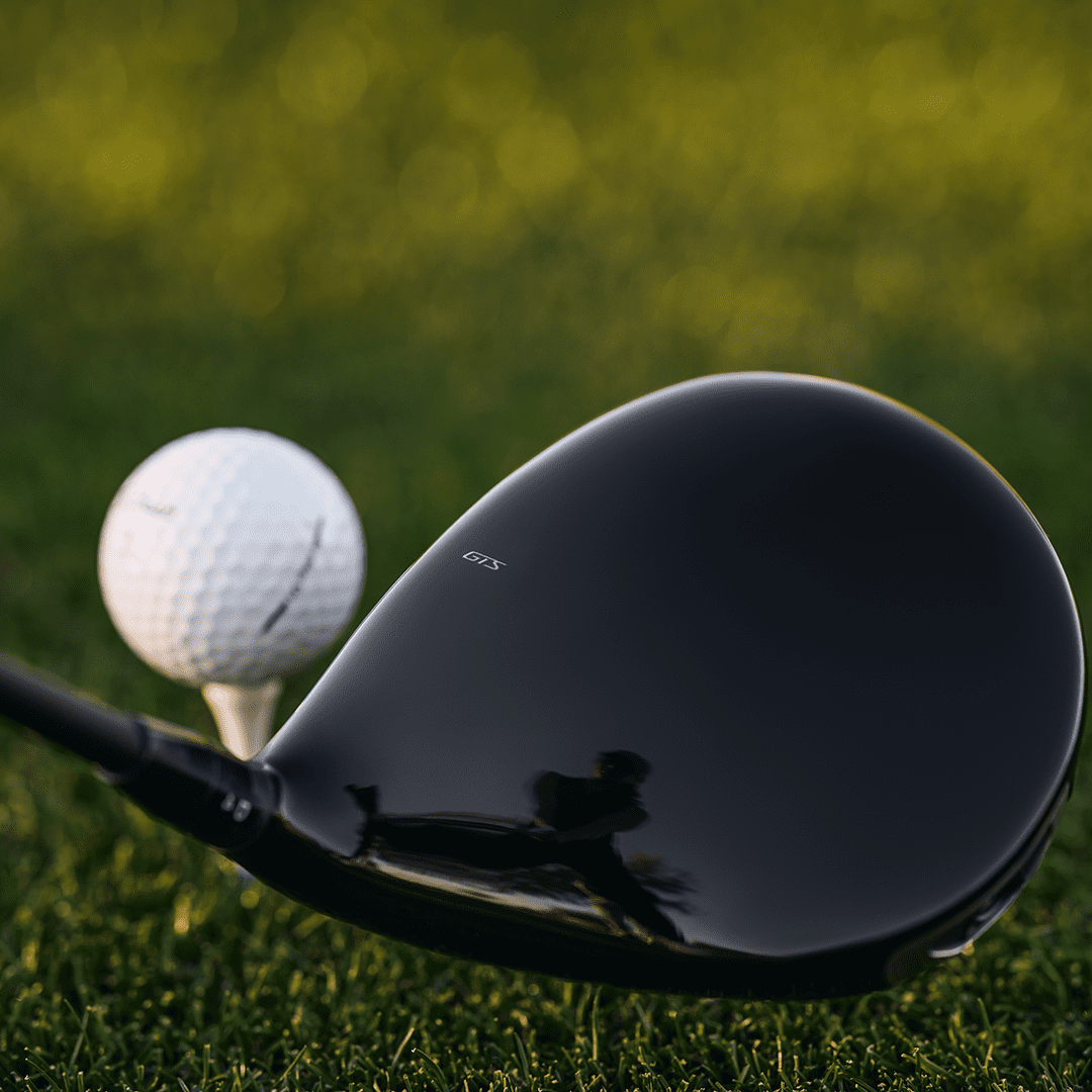 a lifestyle view of the titleist gts driver crown
