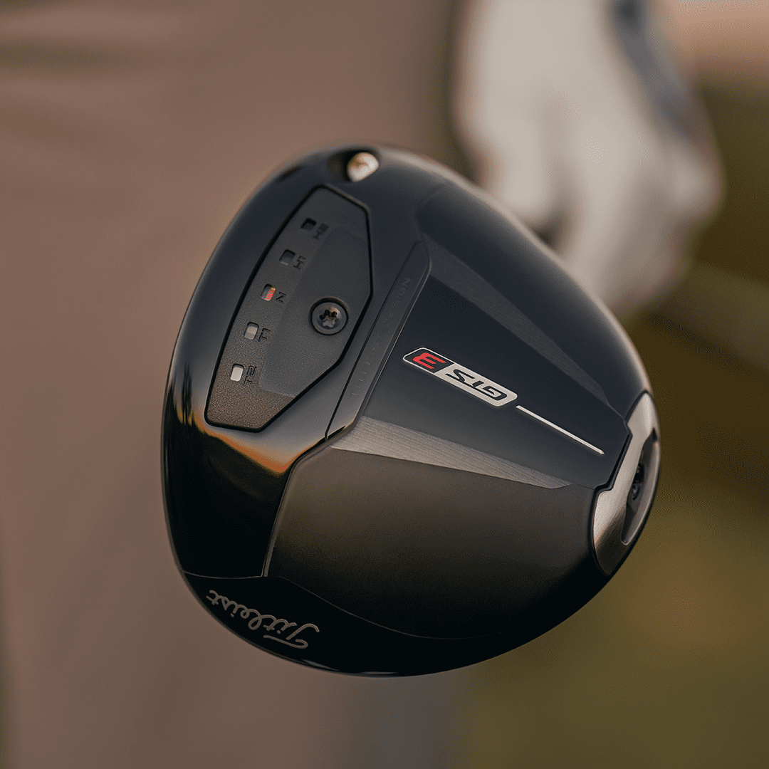 a lifestyle view of the titleist gts driver sole